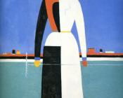 卡兹米尔 马列维奇 : Woman with a Rake